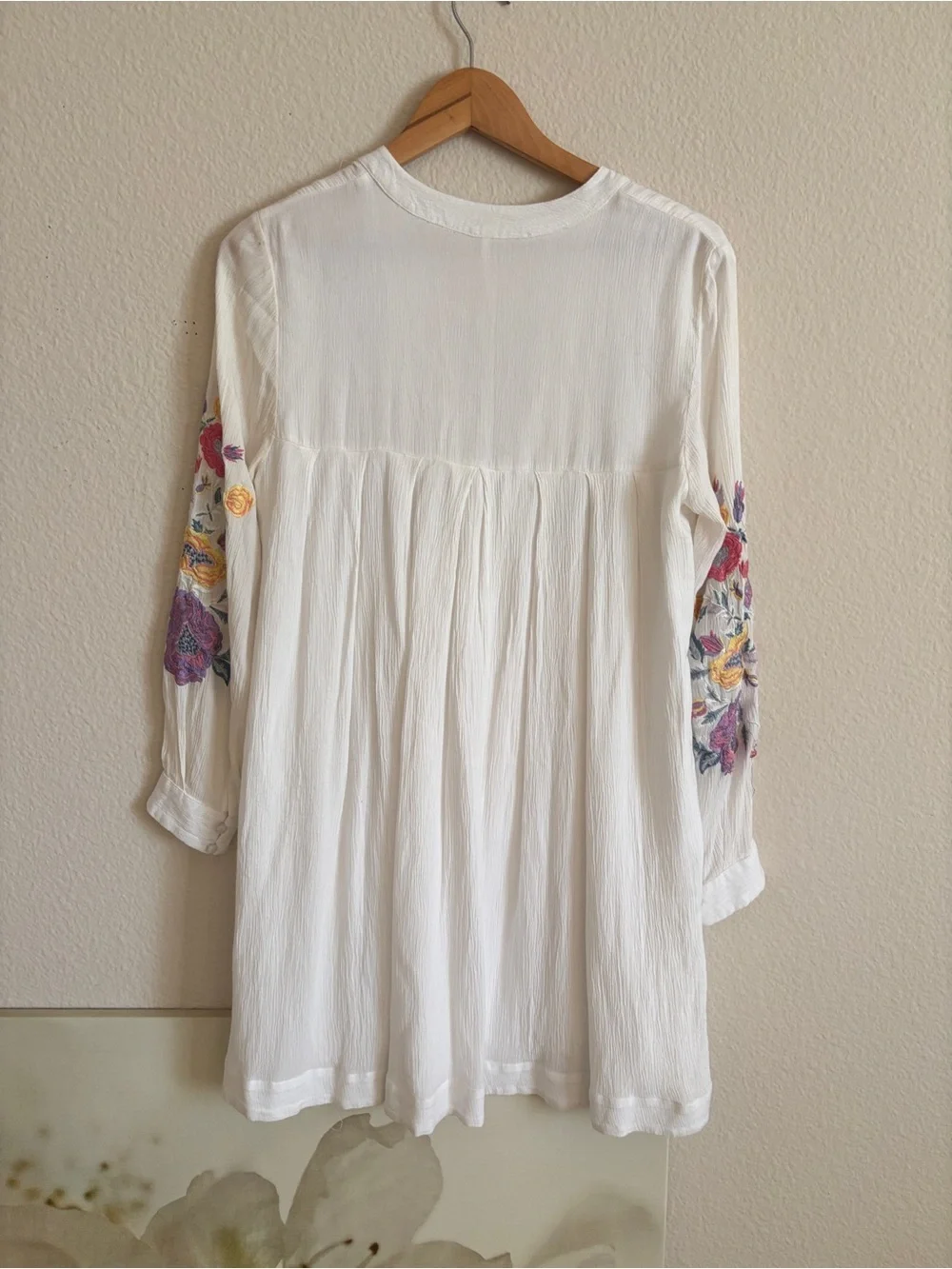 Free People Mia Embroidered Dress Size S